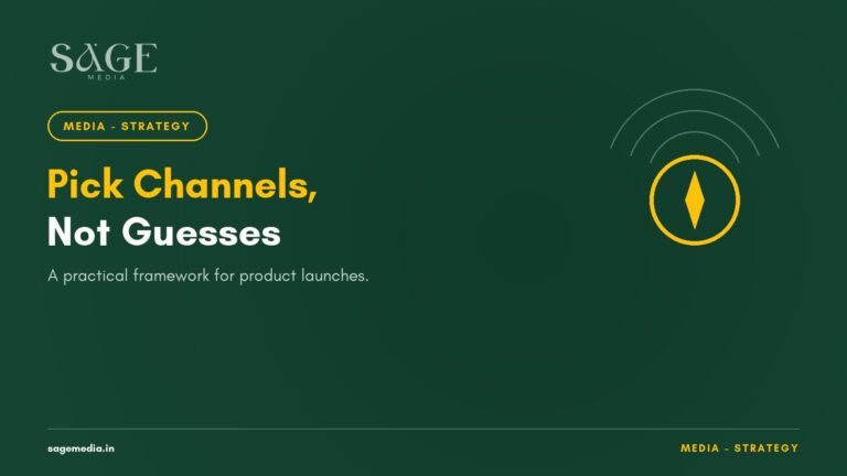 How to Pick the Right Marketing Channels for a Product Launch (Instead of Guessing) - Sage Media