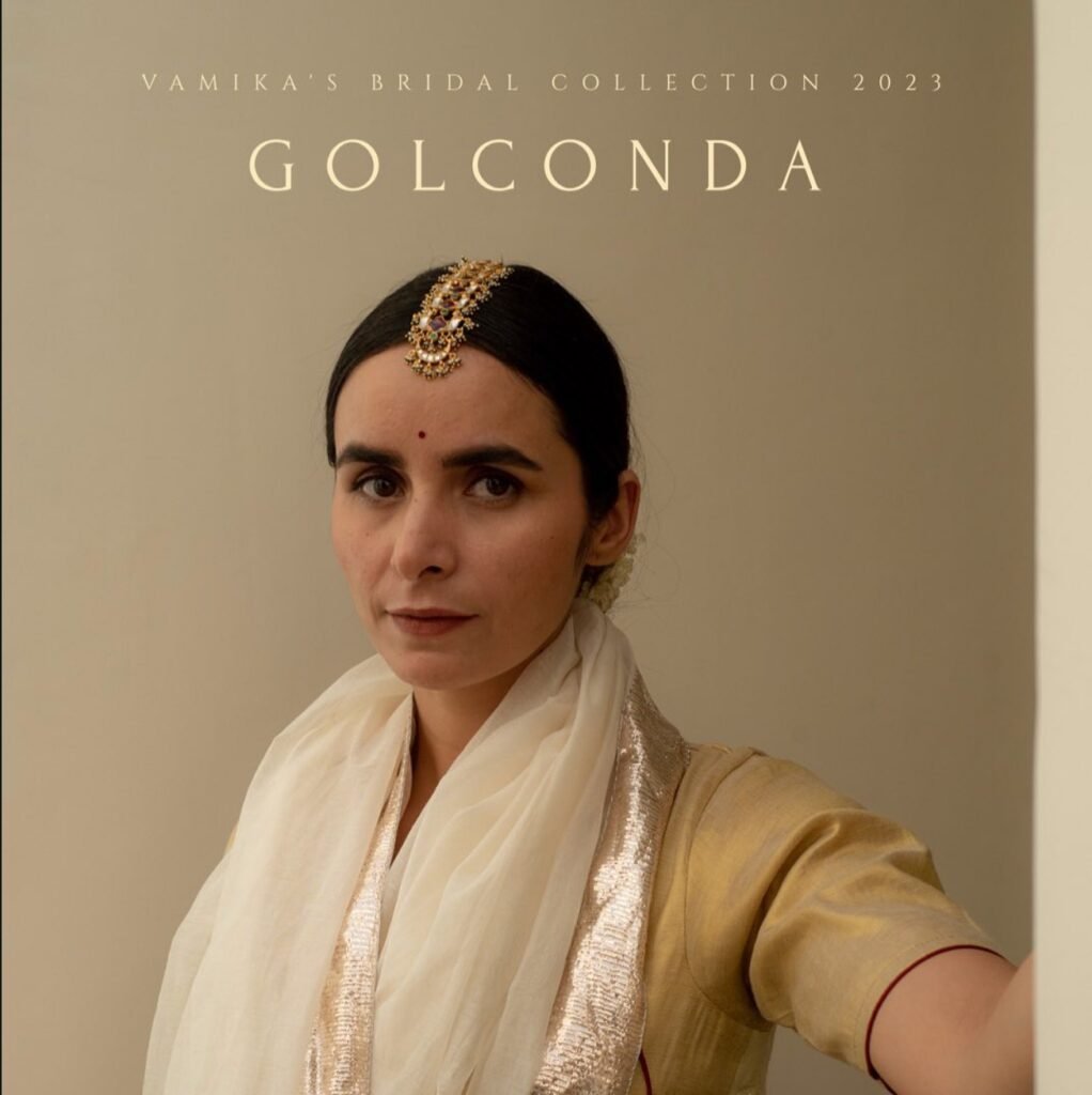 Vamika Silver Golconda bridal collection campaign